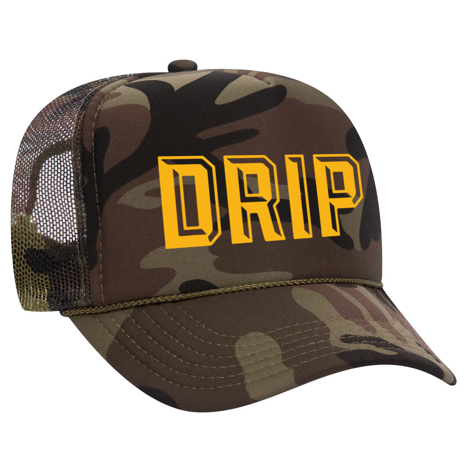 Camo DRIP Foam Trucker